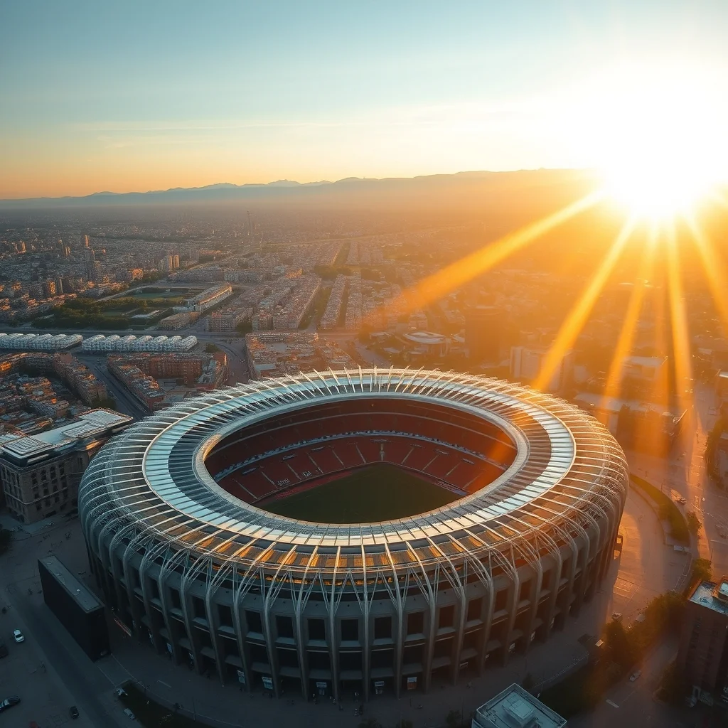 Estadio Azteca Mexico City World Cup 2026 stadium aerial view