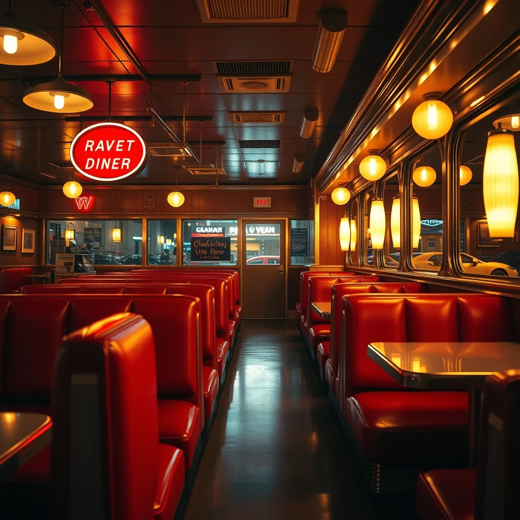 Authentic American diner New York New Jersey football fans dining experience