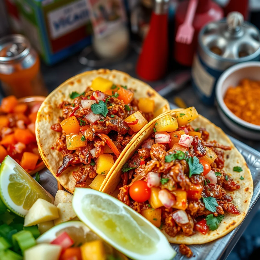 Traditional Mexican street food tacos Mexico City World Cup 2026