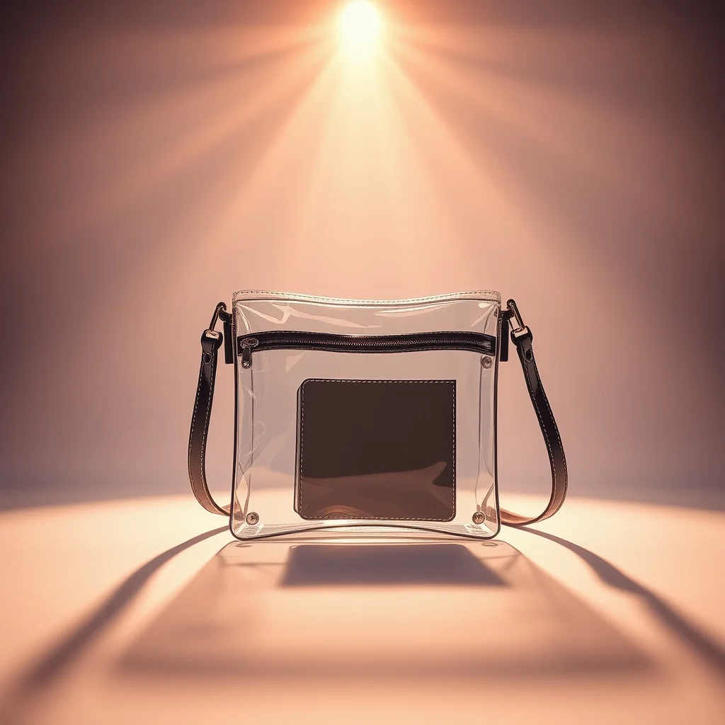 Clear Purse Stadium Transparent Messenger Bag — best stadium bags for women