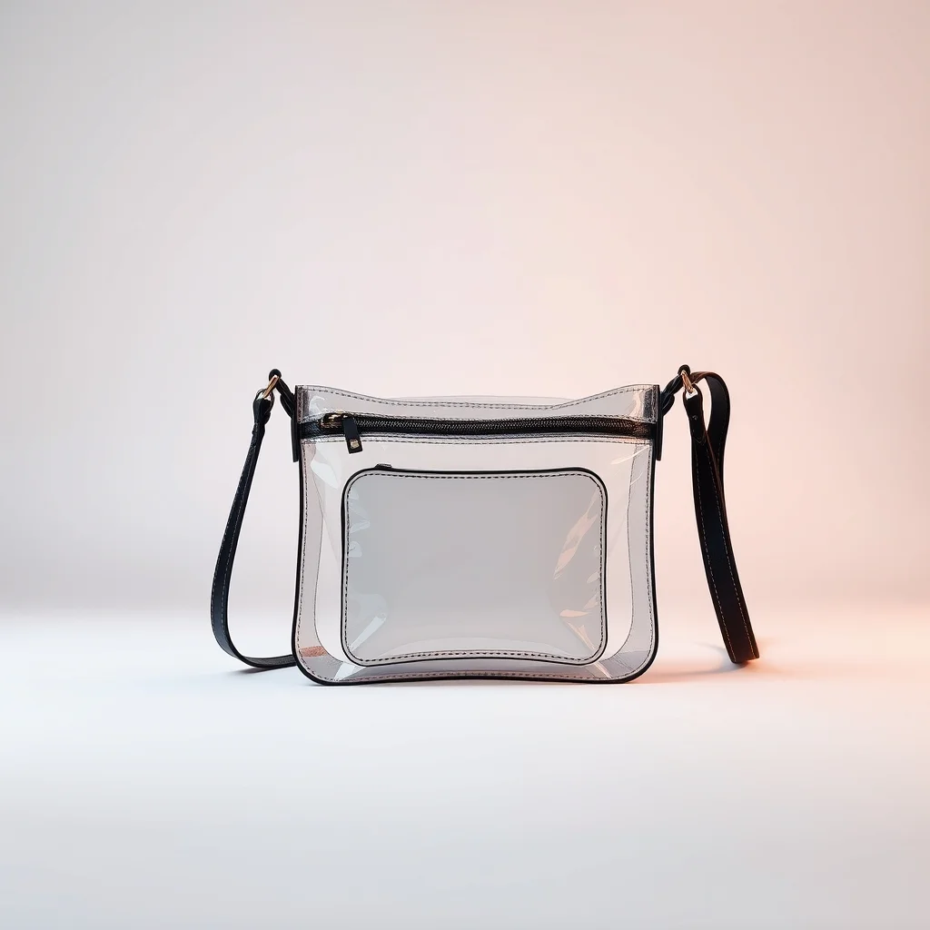 Clear Crossbody Purse with Front Pocket β best mercedes benz stadium bag policy