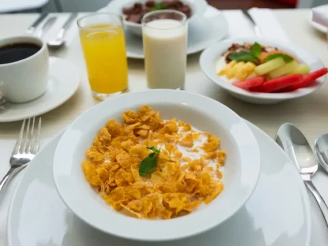 Breakfast served at Paisa Ubud
